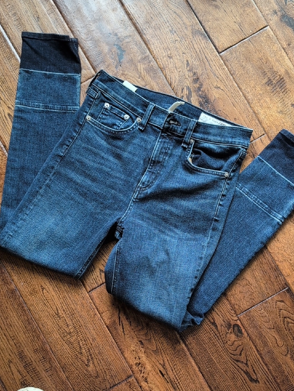 rag & bone Dark Blue Denim Jeans
